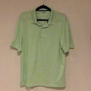 Men’s Lime Green SS Polo Shirt Size M